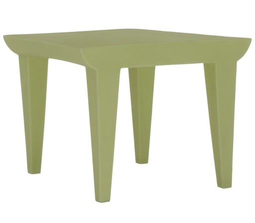 Masuta Kartell Bubble  design Philippe Starck 51.5x51.5cm  hx41.5cm  verde