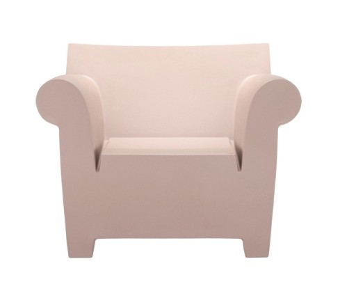 Fotoliu Kartell Bubble  design Philippe Starck  cipria