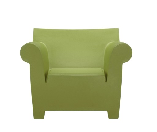 Fotoliu Kartell Bubble  design Philippe Starck  verde