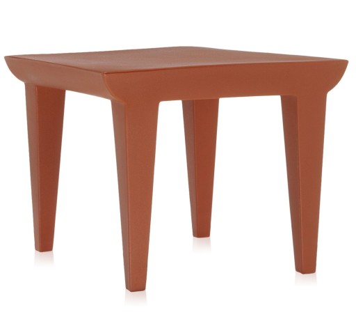 Masuta Kartell Bubble  design Philippe Starck 51.5x51.5cm  hx41.5cm  ocru