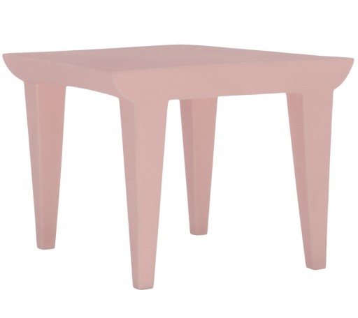 Masuta Kartell Bubble  design Philippe Starck 51.5x51.5cm  hx41.5cm  cipria