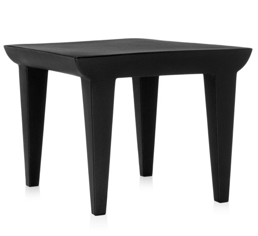 Masuta Kartell Bubble  design Philippe Starck 51.5x51.5cm  hx41.5cm  negru