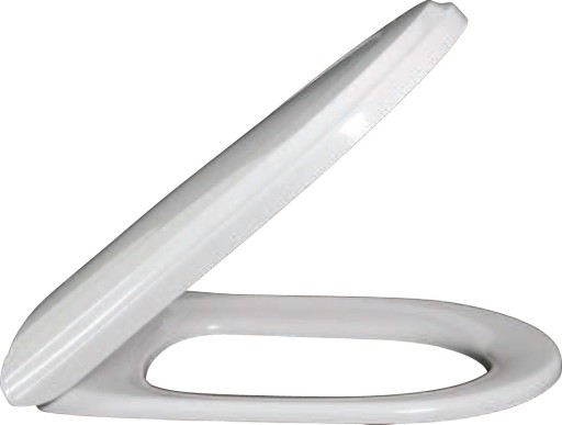 Capac WC Villeroy & Boch Hommage cu inchidere lenta si QuickRelease  Alb Alpin
