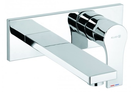 Baterie lavoar Kludi Zenta SL de perete  proiectie 180mm  necesita corp ingropat