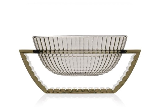 Bol decorativ Kartell U Shine design Eugeni Quitllet  29x14cm  verde transparent