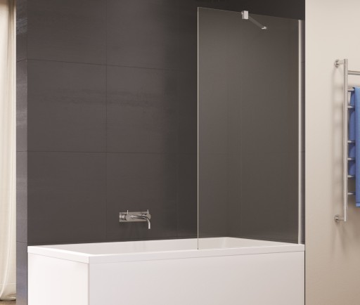 Paravan de cada Sanswiss Easy  un element fix  75x150cm  sticla securizata 6mm