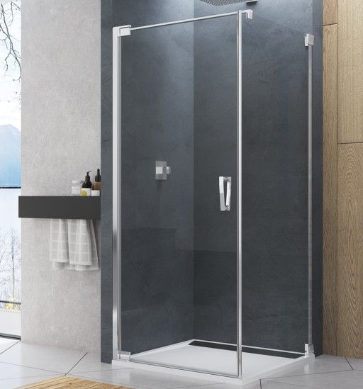 Perete lateral fix Sanswiss Cadura 100cm  sticla securizata transparenta 6mm  profil slefuit lucios