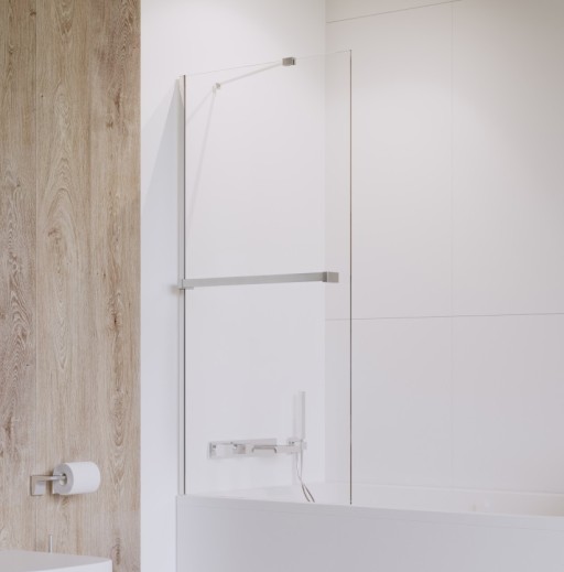 Paravan cada Radaway Idea PNJ  un element fix  70cm cu suport prosop