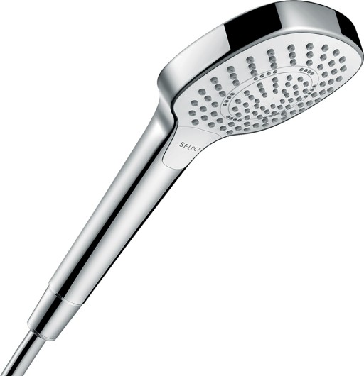 Para de dus Hansgrohe Croma Select E Multi  cu trei tipuri de jet