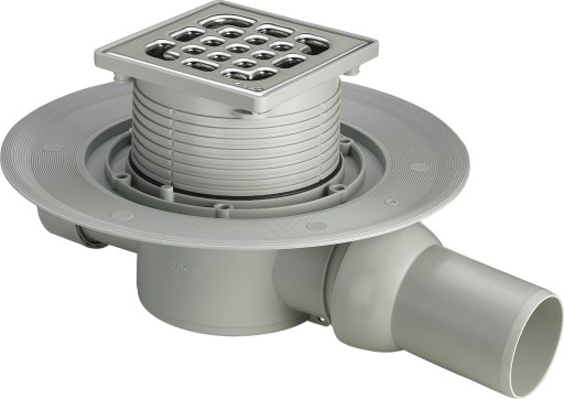 Sifon de pardoseala Viega Advantix 100   grilaj inox