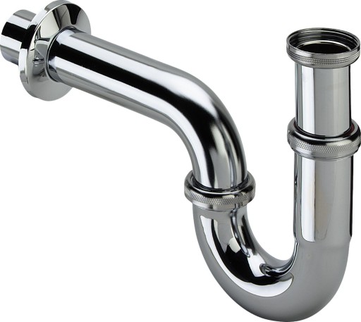 Sifon simplu pentru lavoar Viega 32mm  alama cromata