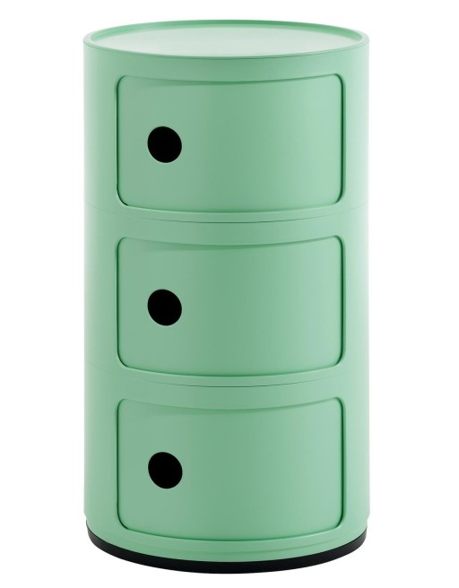 Comoda modulara Kartell Componibili Bio 3 design Anna Castelli Ferrieri  verde