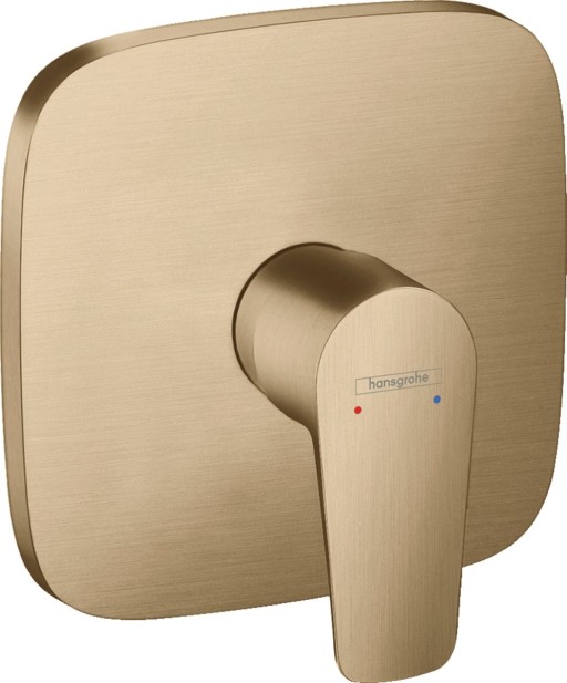 Baterie dus Hansgrohe Talis E montaj incastrat  necesita corp ingropat  bronz periat