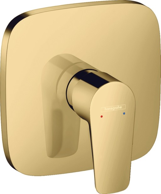 Baterie dus Hansgrohe Talis E montaj incastrat  necesita corp ingropat  gold optic lustruit