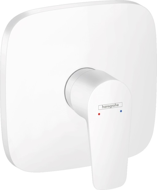Baterie dus Hansgrohe Talis E montaj incastrat  necesita corp ingropat  alb mat