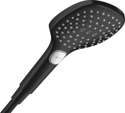 Para de dus Hansgrohe Raindance Select E 120 cu 3 jeturi  negru mat