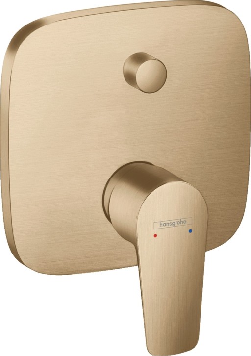 Baterie cada - dus Hansgrohe Talis E cu montaj incastrat  necesita corp ingropat  bronz periat