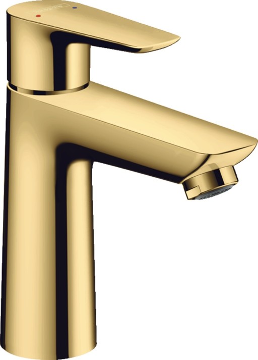 Baterie lavoar Hansgrohe Talis E 110  ventil pop-up  gold optic lustruit