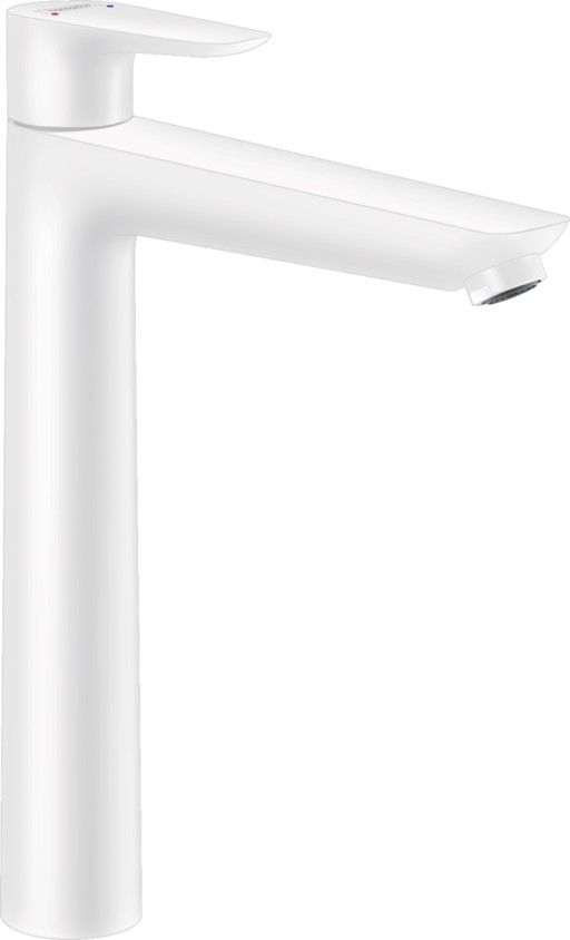 Baterie lavoar Hansgrohe Talis E 240  ventil pop-up  pentru lavoar tip bol  alb mat