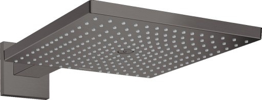 Palarie de dus Hansgrohe Raindance E 300 Air si brat de perete 390mm  negru periat
