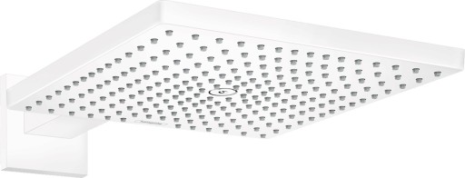 Palarie de dus Hansgrohe Raindance E 300 Air si brat de perete 390mm  alb mat