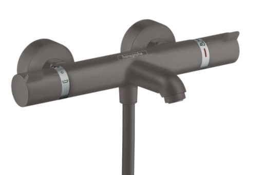 Baterie cada termostatata Hansgrohe Ecostat Comfort  negru periat