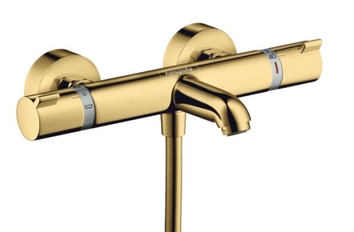 Baterie cada termostatata Hansgrohe Ecostat Comfort  gold optic lustruit