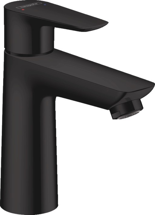 Baterie lavoar Hansgrohe Talis E 110  ventil pop-up  negru mat