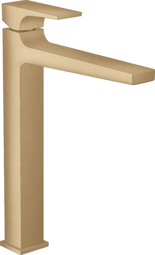 Baterie lavoar Hansgrohe Metropol 260  ventil push-open  pentru lavoar tip bol  bronz periat
