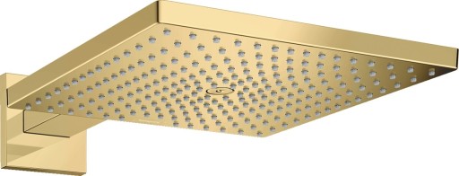 Palarie de dus Hansgrohe Raindance E 300 Air si brat de perete 390mm  gold optic lustruit