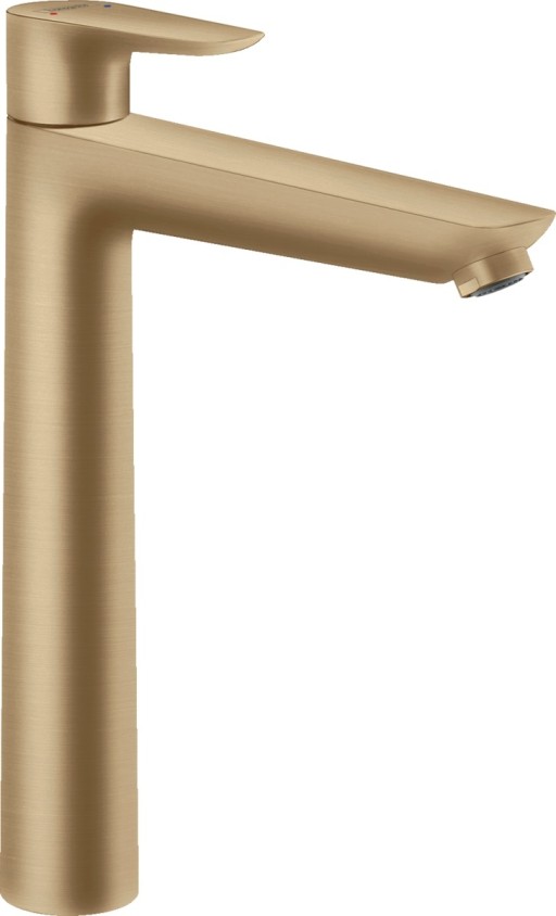 Baterie lavoar Hansgrohe Talis E 240  ventil pop-up  pentru lavoar tip bol  bronz periat
