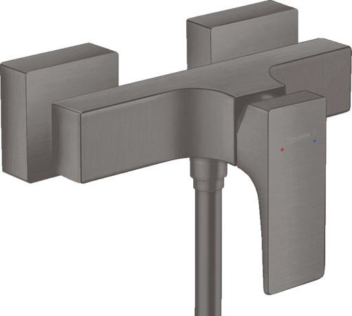 Baterie dus Hansgrohe Metropol  negru periat