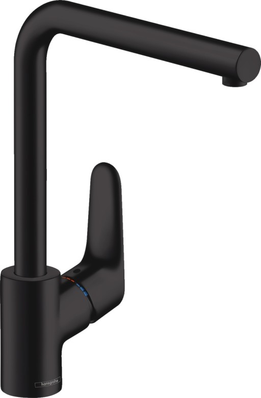 Baterie bucatarie Hansgrohe Focus 280  negru mat