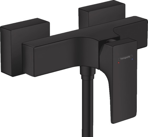 Baterie dus Hansgrohe Metropol  negru mat