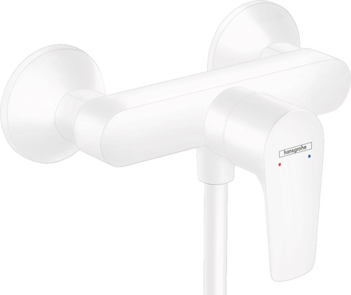 Baterie dus Hansgrohe Talis E  alb mat