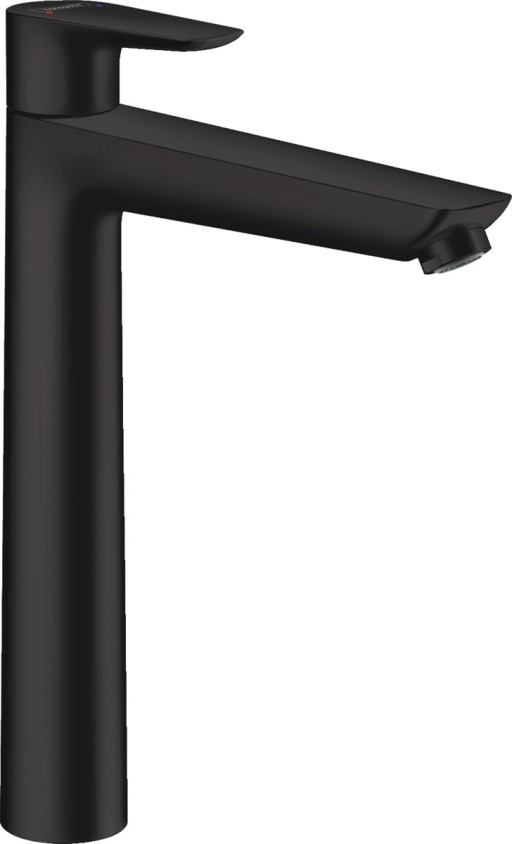 Baterie lavoar Hansgrohe Talis E 240  ventil pop-up  pentru lavoar tip bol  negru mat