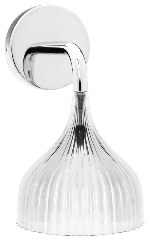 Aplica de perete Kartell E design Ferruccio Laviani  max 28W E14  d 13.5cm  transparent