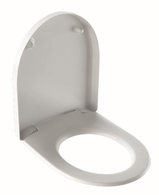 Capac WC Geberit iCon cu inchidere lenta  Quick-Release  alb
