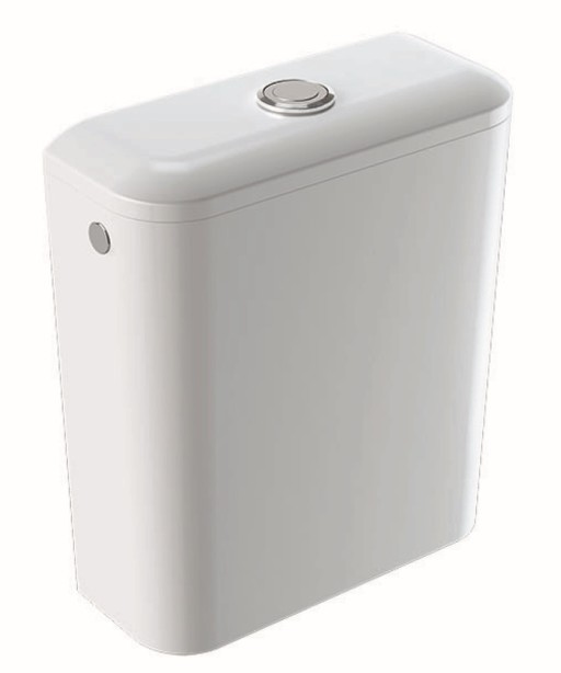 Rezervor WC Geberit iCon Square cu alimentare laterala  alb