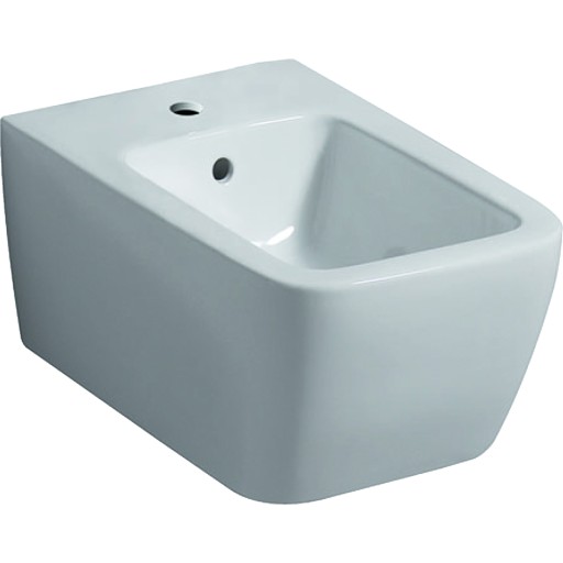Bideu suspendat Geberit iCon Square 54cm  alb