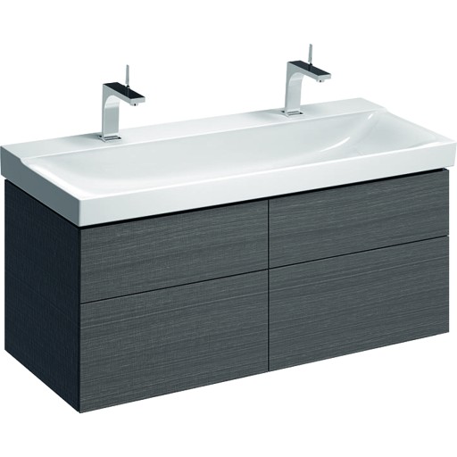 Dulap baza Geberit Xeno2 117.4cm cu patru sertare  gri structurat