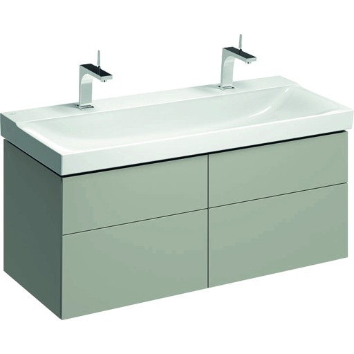 Dulap baza Geberit Xeno2 117.4cm cu patru sertare  greige mat