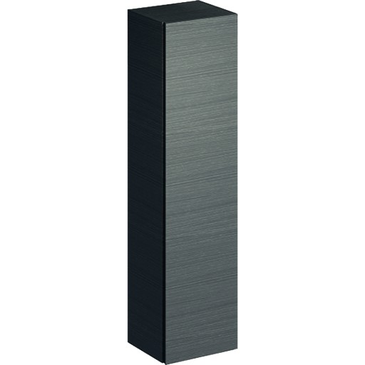 Dulap inalt Geberit Xeno2 40x35.1x170cm  cu o usa si oglinda interioara  gri structurat