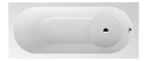 Cada baie rectangulara Villeroy & Boch Libra 170x75x43.2cm  compozit  picioare incluse  alb alpin