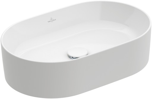 Lavoar tip bol Villeroy & Boch Collaro 56x36cm oval  fara orificiu baterie  fara preaplin  alb