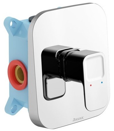 Baterie dus Ravak Concept 10° cu montaj incastrat  necesita corp ingropat R-box