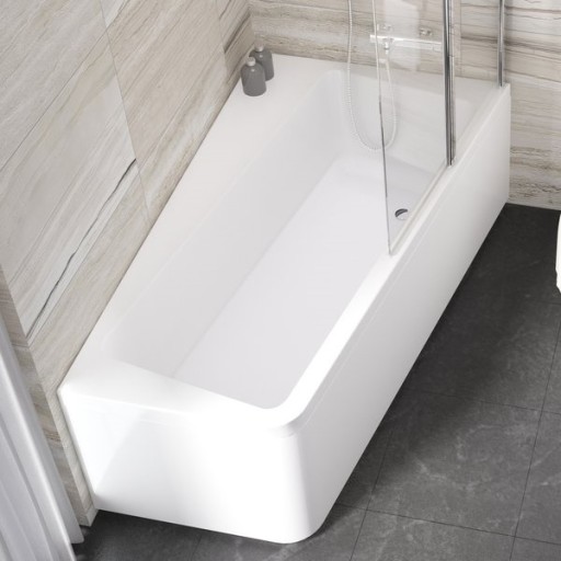 Cada baie asimetrica Ravak Concept 10° 160x95cm  acril  orientare dreapta