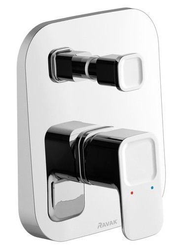 Baterie cada - dus Ravak Concept 10° cu montaj incastrat  corp ingropat inclus