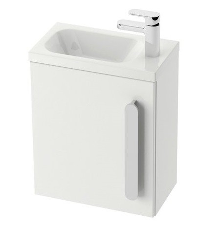 Usa pentru dulap baza lavoar Ravak Concept Chrome SD 400 dreapta  37x25x53cm  alb