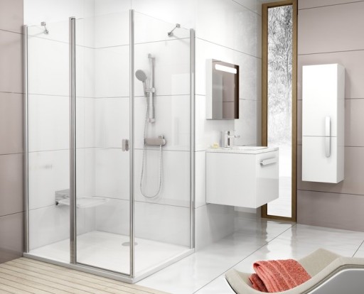 Usa de dus batanta Ravak Concept Chrome CRV2-120  120cm  crom lucios